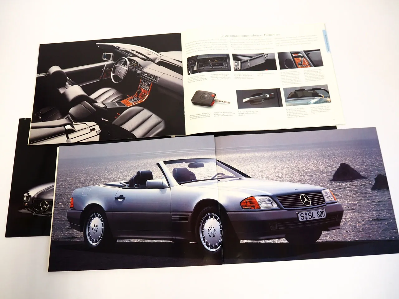 Mercedes SL 300 500 R129 VIP Prospekt 1989