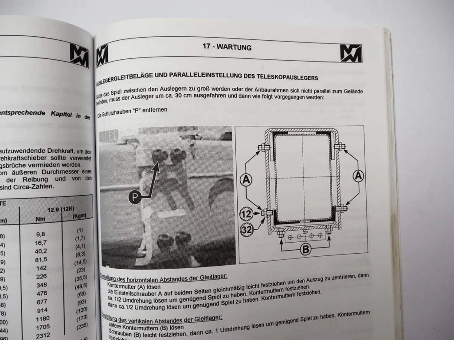 Merlo P26.6 SPT Panoramic Teleskop Stapler Betriebsanleitung Ersatzteilliste