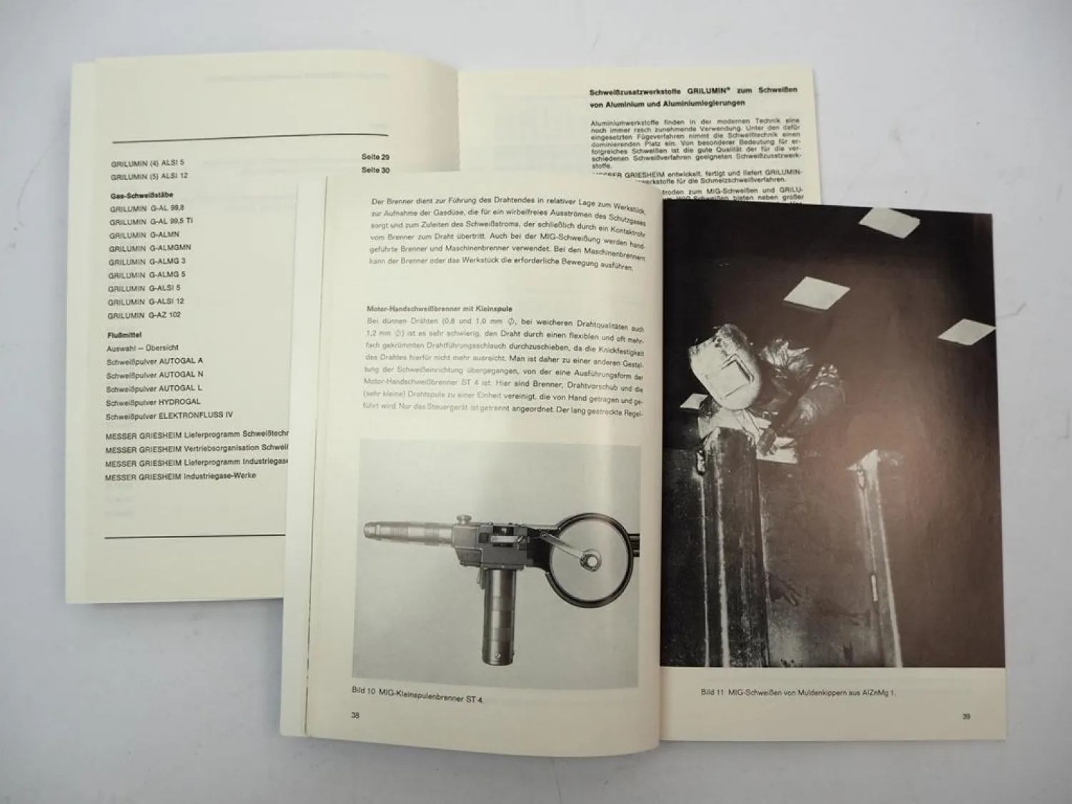 Messer Griesheim Schweißen von Aluminium und Aluminiumlegierungen 1970/80er J.