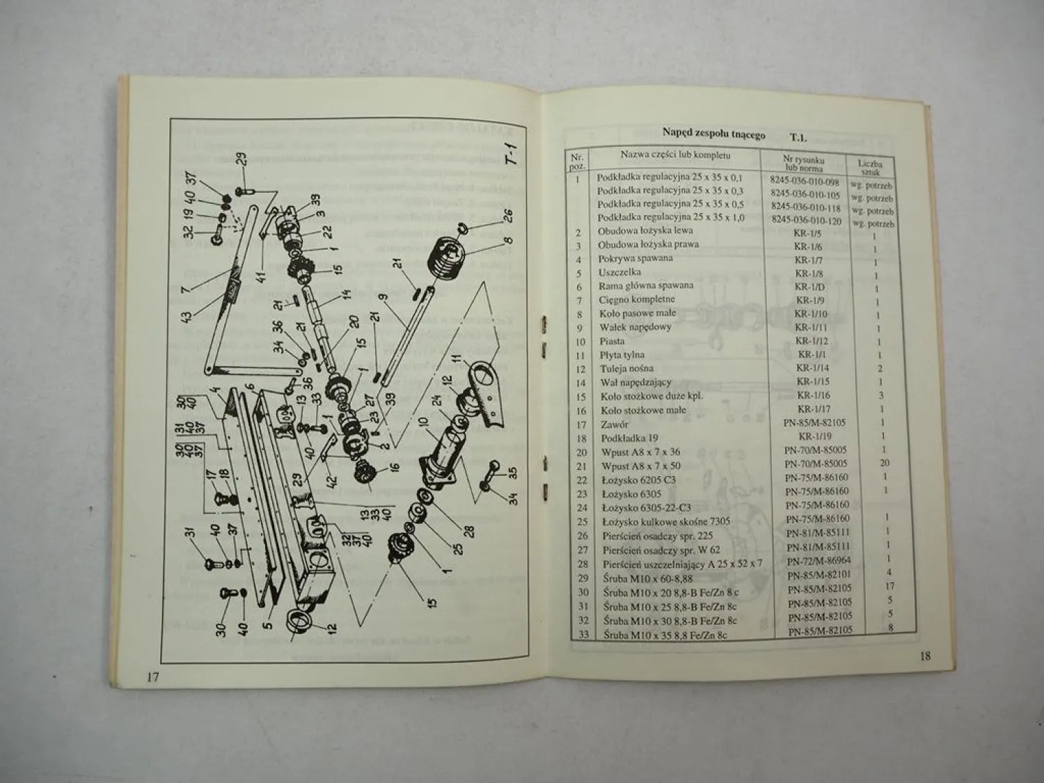 Met Chem Z149 Kosiarka rotacyjna zawieszana Instrukcja obslugi Katalog czesci