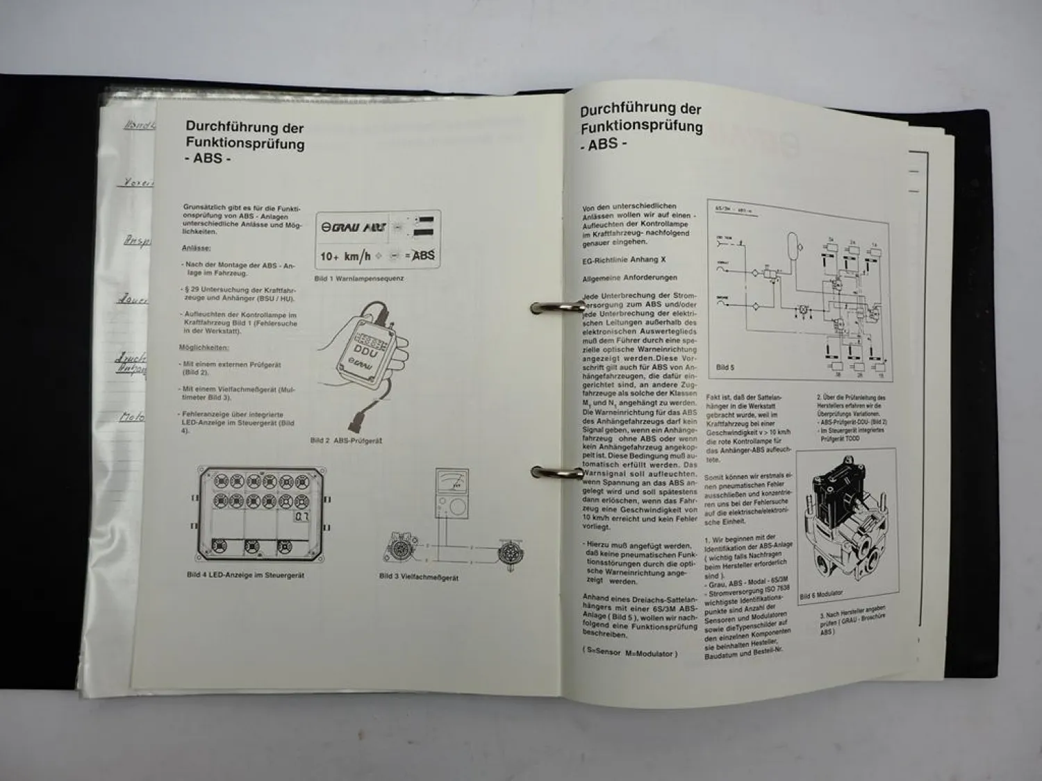 Midland Grau Druckluft Bremsentechnik in KFZ Schulungsunterlagen Einbau 1998