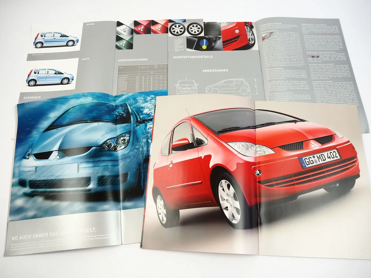 Mitsubishi Colt CZ3 CZT Technische Daten Ausstattung 4x Prospekt 2005