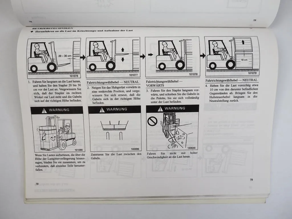 Mitsubishi FB 16 18 20 25 30 35 K Gabelstapler Betriebsanleitung Wartung 2001