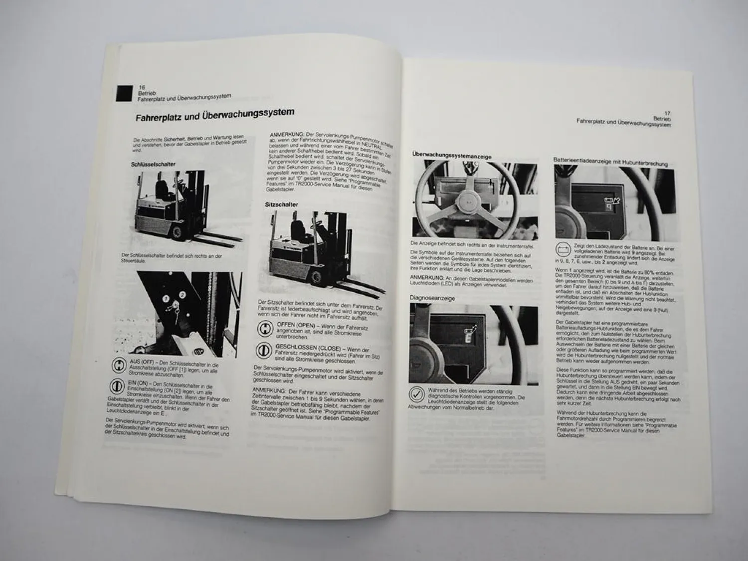 Mitsubishi FBS 13 15 18 Gabelstapler Betriebsanleitung Wartungshandbuch 1994