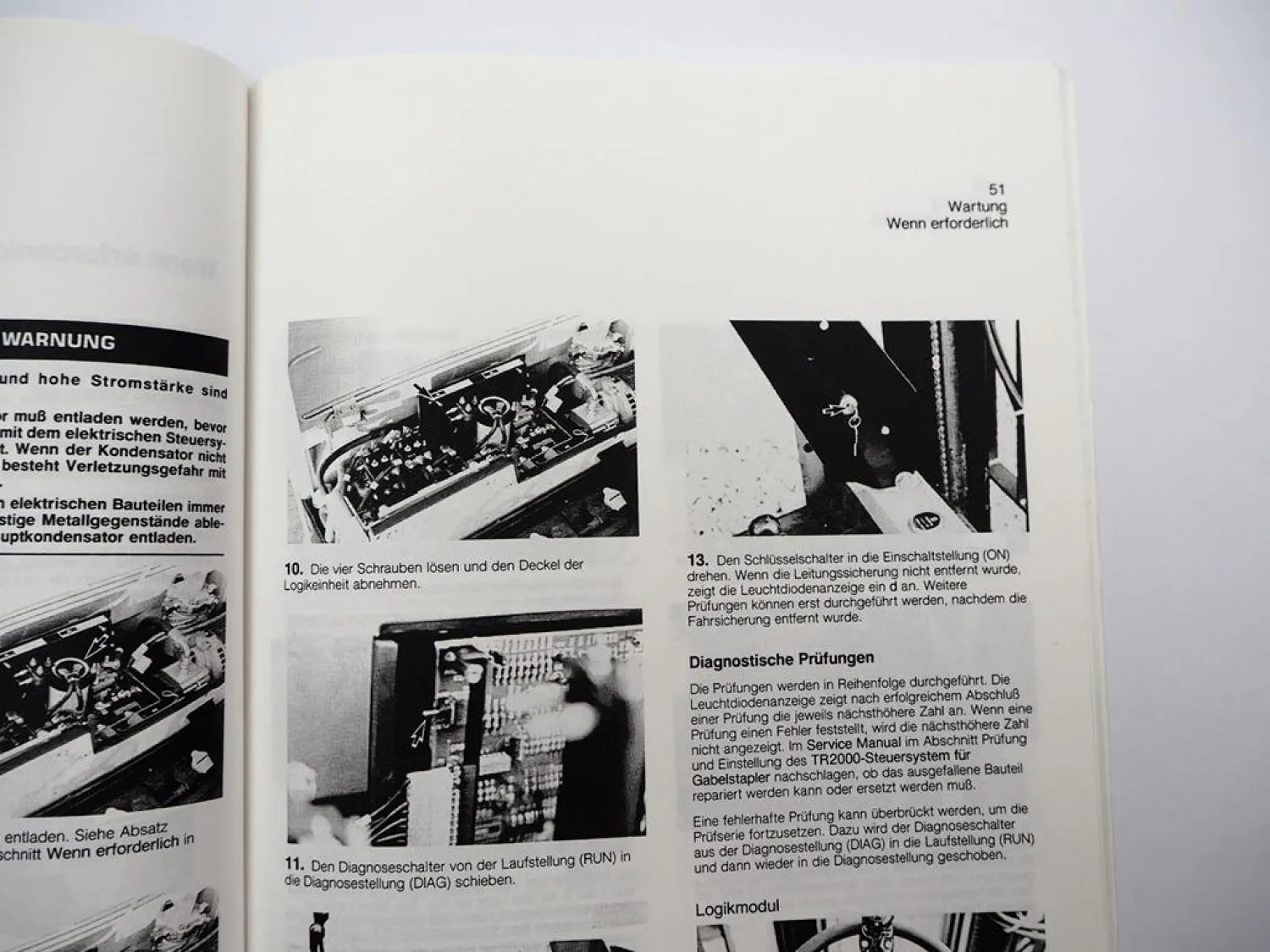 Mitsubishi FBS 13 15 18 Gabelstapler Betriebsanleitung Wartungshandbuch 1994