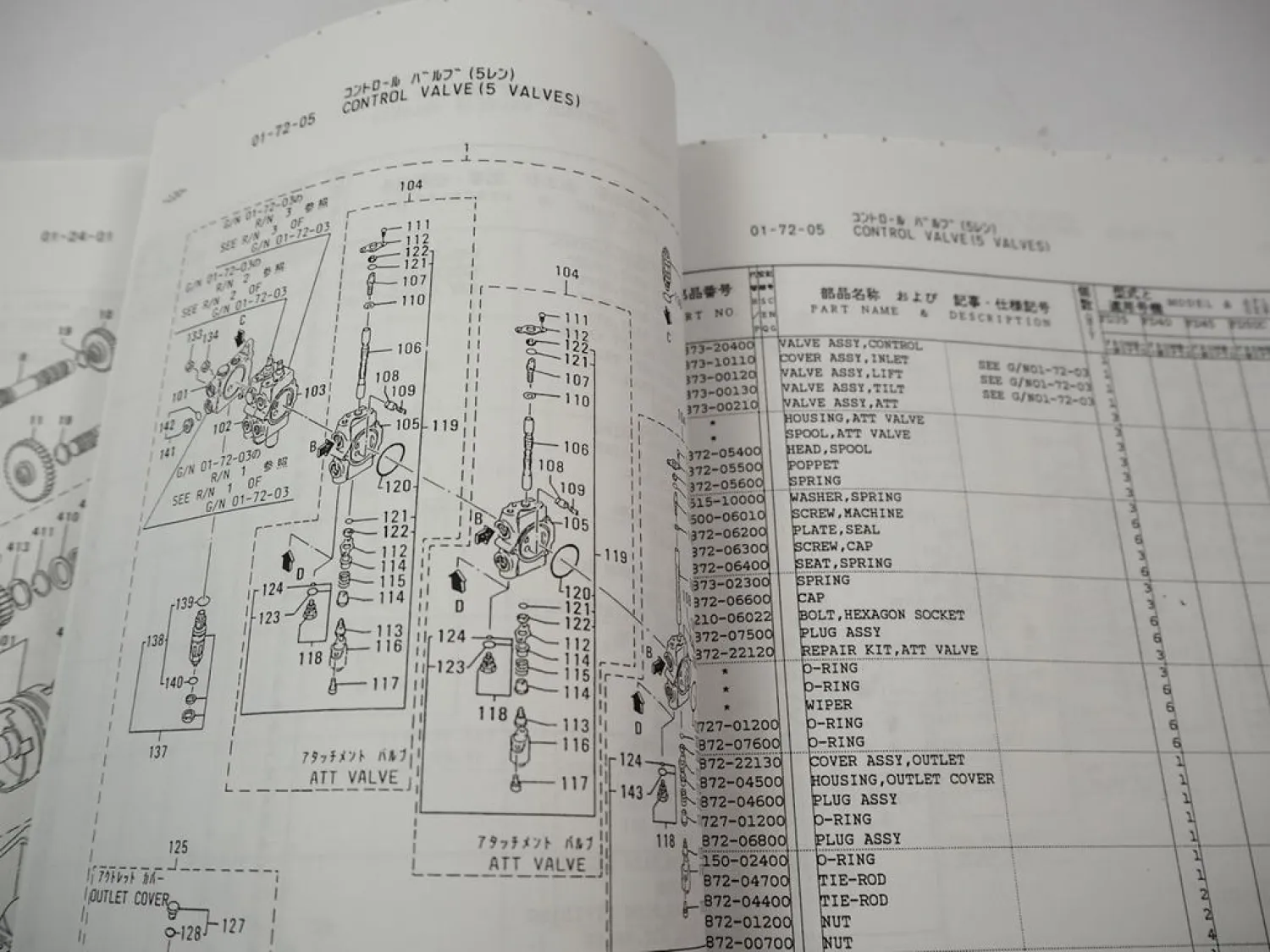 Mitsubishi FD 35 40 45 50C 50 Lift Truck EF19B/28A Parts List Ersatzteilliste 97