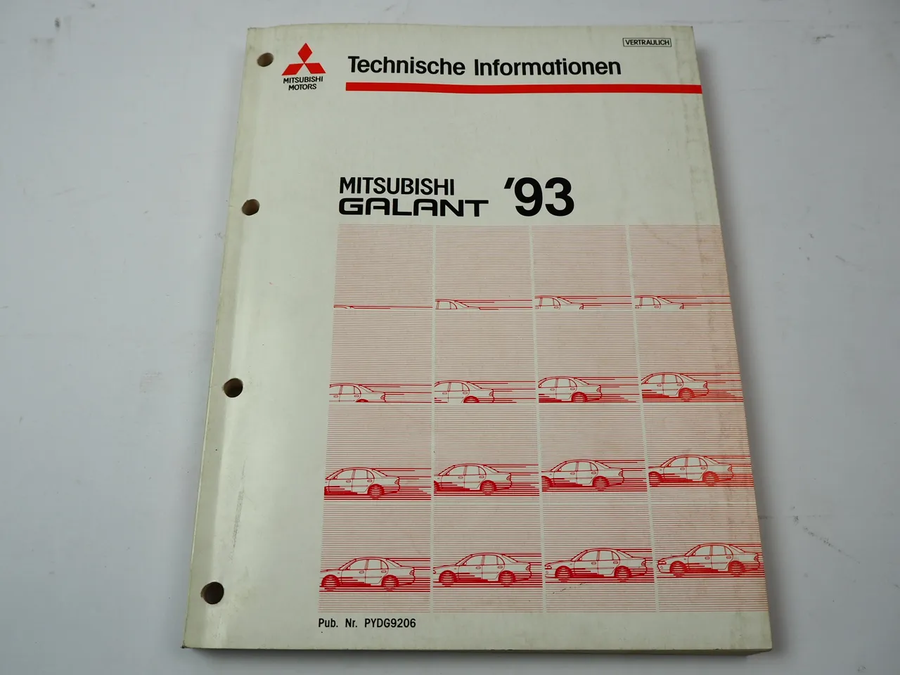 Mitsubishi Galant 1993 E50 Technische Informationen Konstruktionsmerkmale