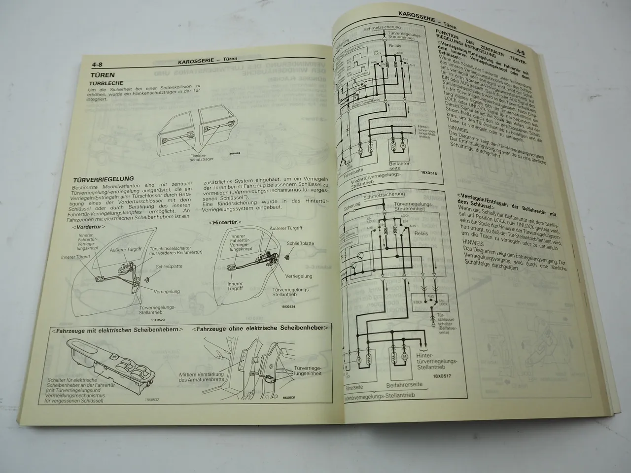 Mitsubishi Galant 1993 E50 Technische Informationen Konstruktionsmerkmale