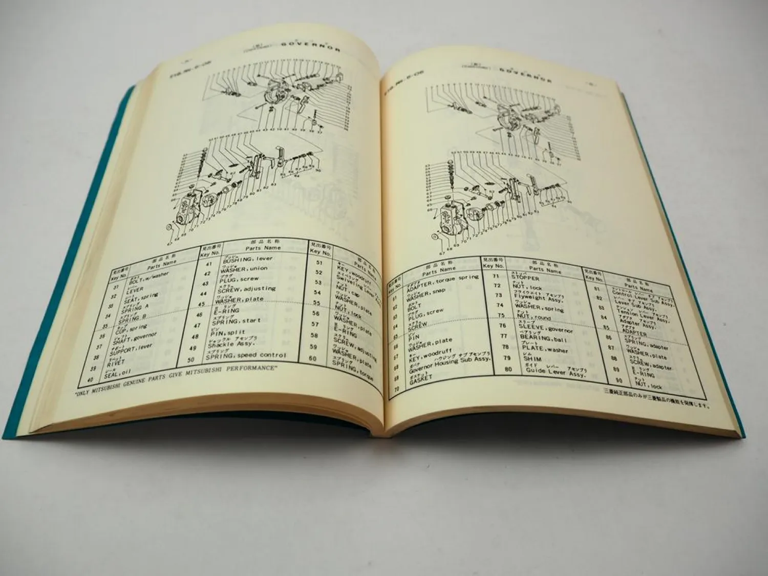 Mitsubishi KFG FG FD 20 25 Ersatzteilliste 2to Gabelstapler Parts List ForkLift Truck