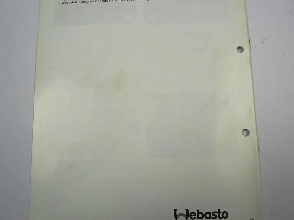 Mitsubishi L200 TD K74T Einbauanleitung Webasto Thermo Top Z/C-D Heizung