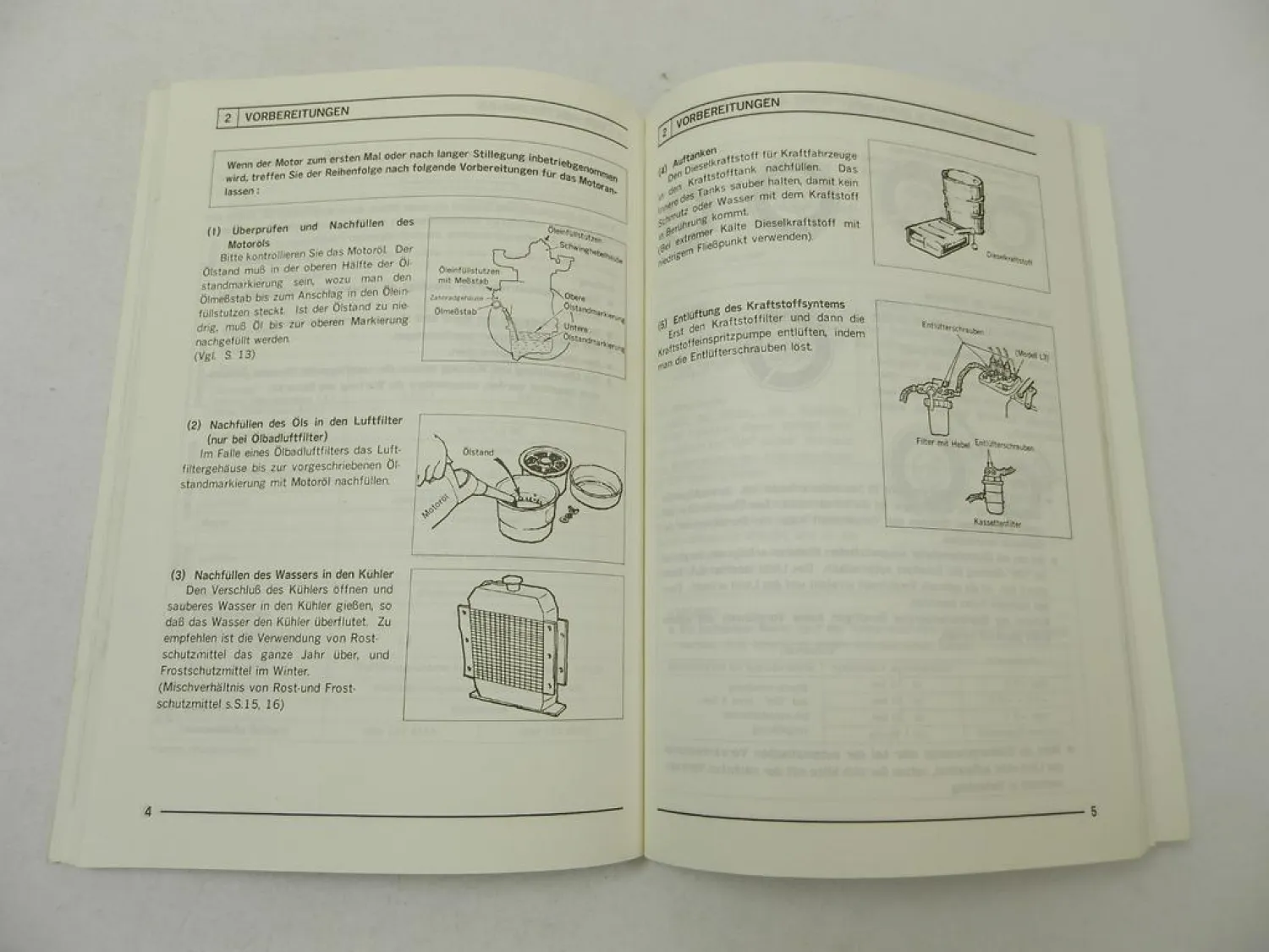 Mitsubishi L2A L2C L2E L3A L3C Motor Betriebsanleitung 1986 Operation Manual