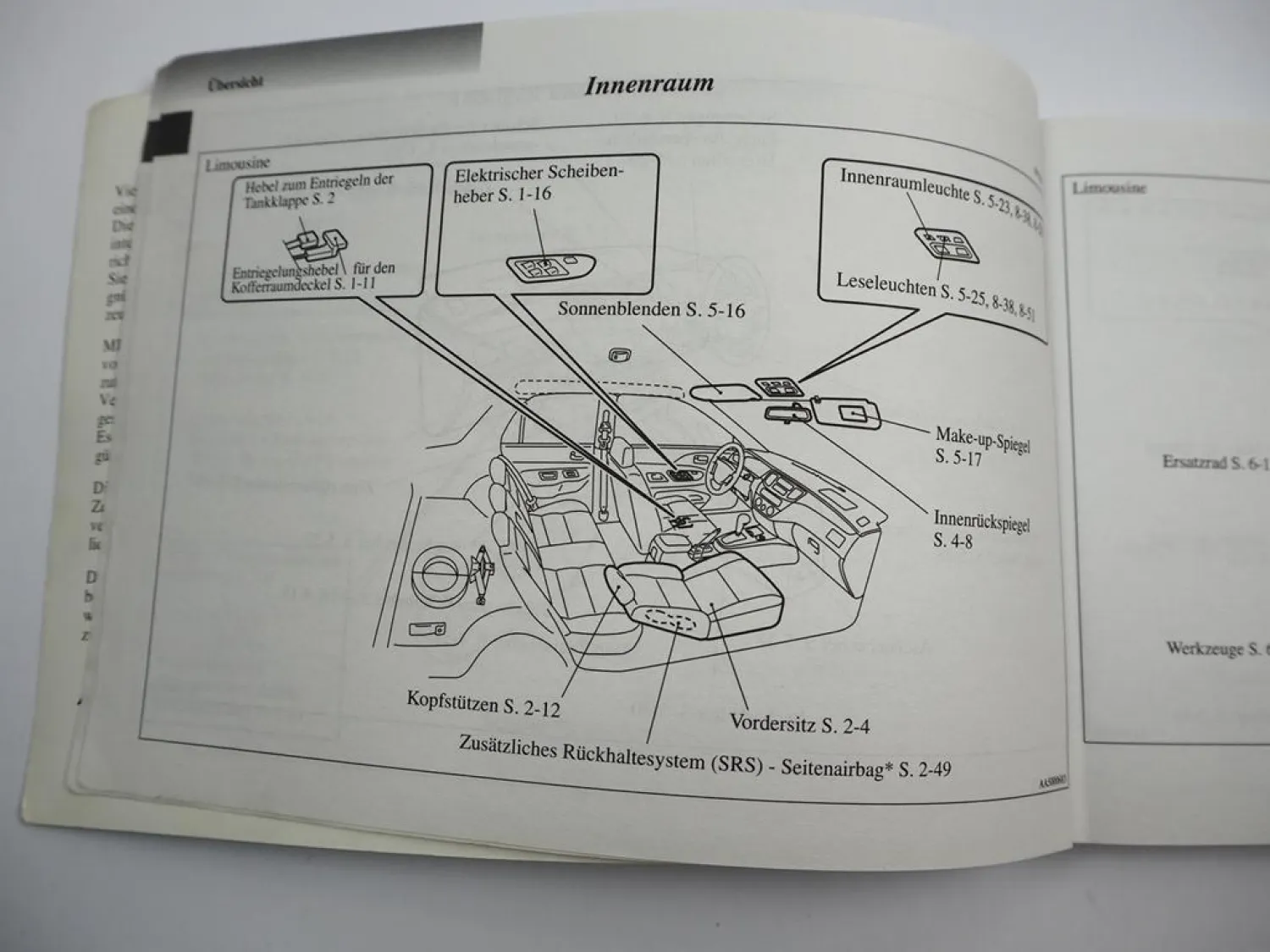 Mitsubishi Lancer 7 CS0 Betriebsanleitung Bedienungsanleitung 2003 Deutsch