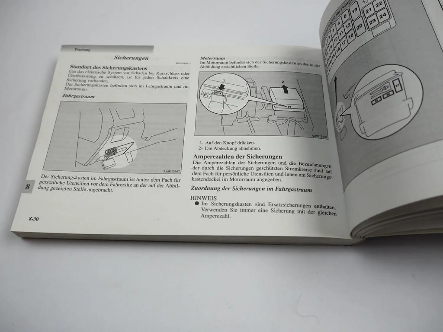 Mitsubishi Lancer 7 CS0 Betriebsanleitung Bedienungsanleitung 2003 Deutsch
