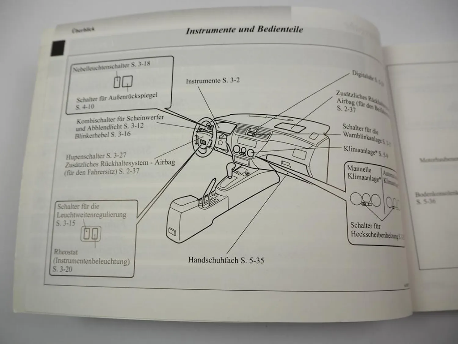 Mitsubishi Lancer 7 CS0 Invite Intense Betriebsanleitung Bedienung 2005 Deutsch