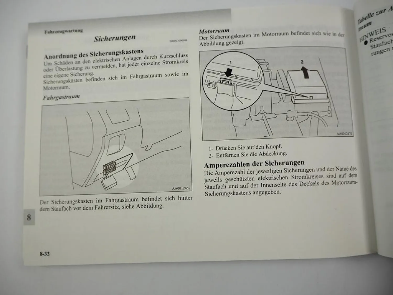 Mitsubishi Lancer 7 CS0 Invite Intense Betriebsanleitung Bedienung 2005 Deutsch