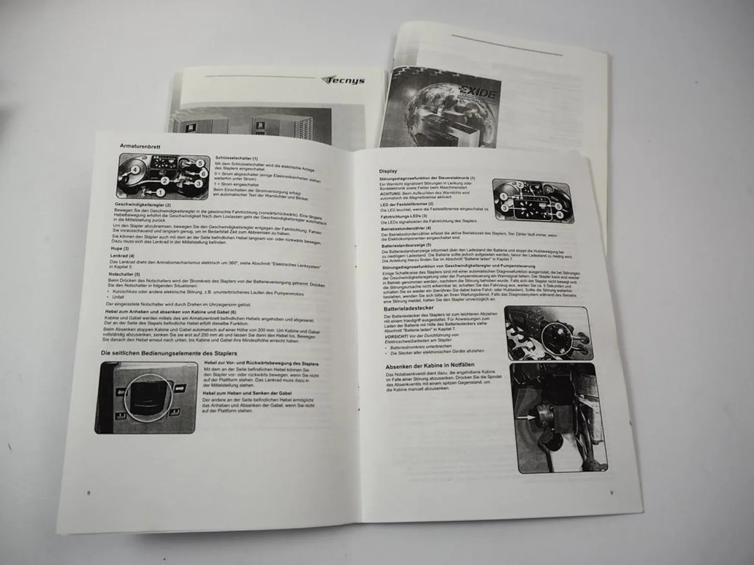 Mitsubishi OPBL10 KF Stapler Betriebsanleitung Ersatzteilkatalog Schaltplan 2005