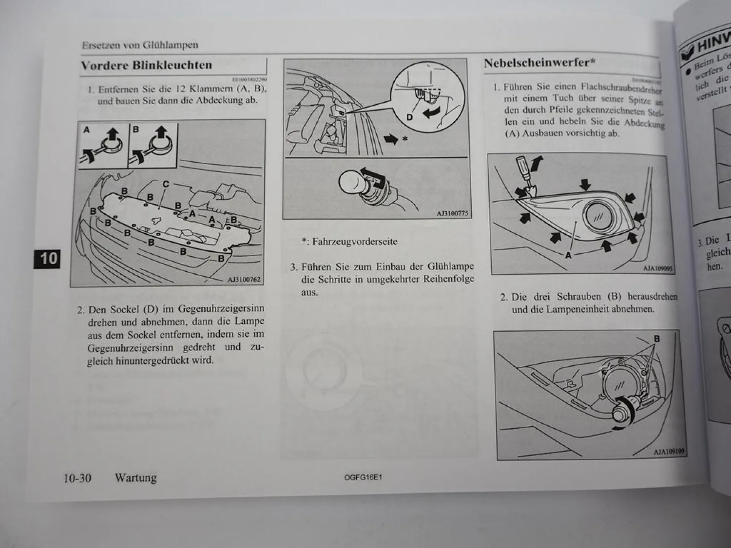 Mitsubishi Outlander 3 GF0 Betriebsanleitung Bedienung 2015 Bordbuch Deutsch