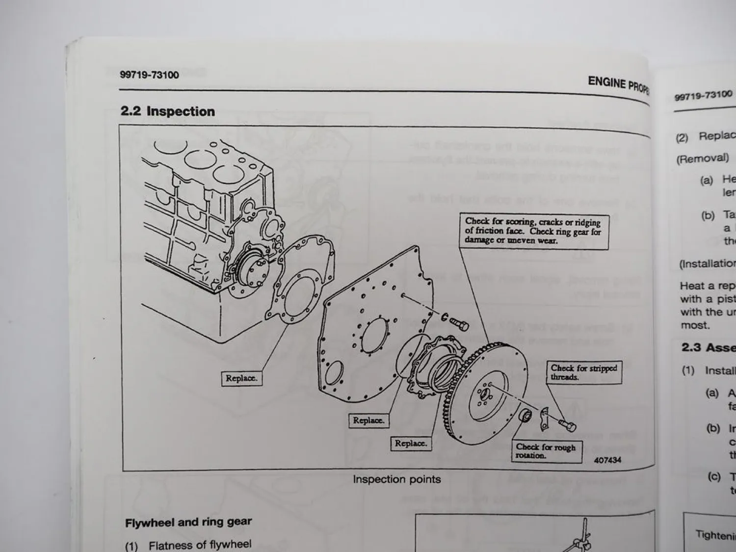 Mitsubishi S4Q2 Diesel Engine for FD 10 14 15 18 Forklift Service Manual 1995