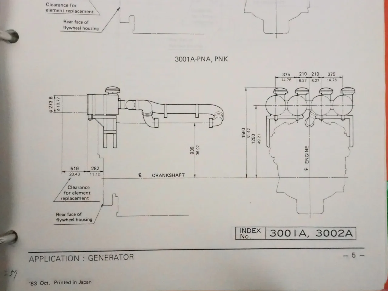 Mitsubishi SB SA SN SU series Diesel Engines for Generator Technical Handbook