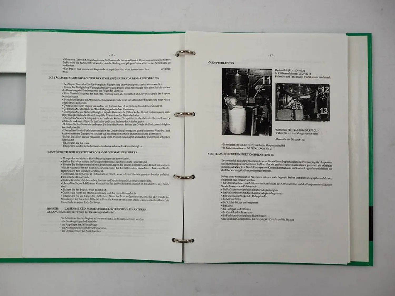 Mitsubishi SBP12K Hubstapler Betriebsanleitung Ersatzteilkatalog Schaltplan 2004