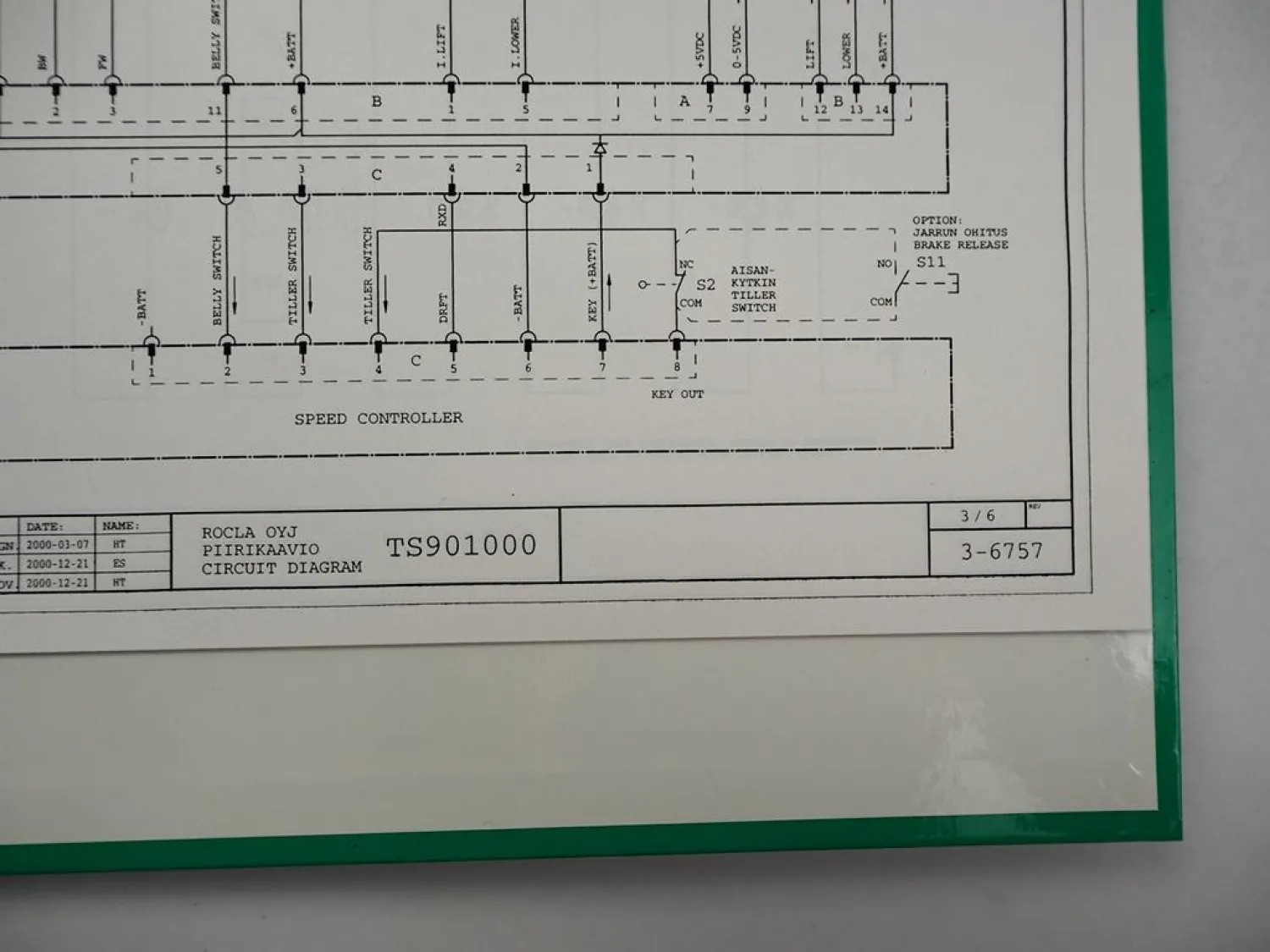 Mitsubishi SBP16KI Hubstapler Betriebsanleitung Ersatzteilliste Schaltplan 2004