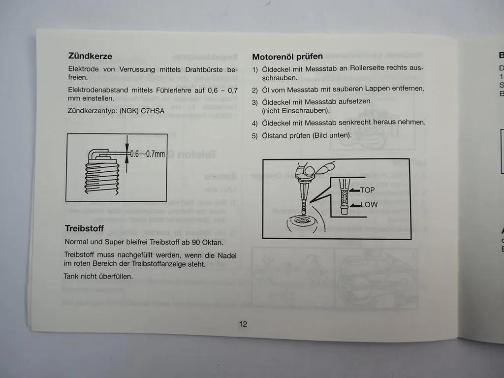 MKS Eco Bike BT50QT9 Motorroller Betriebsanleitung 2004