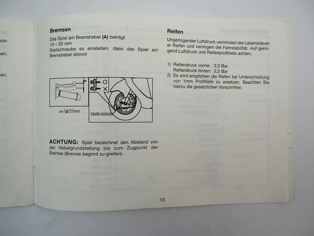 MKS Eco Bike BT50QT9 Motorroller Betriebsanleitung 2004