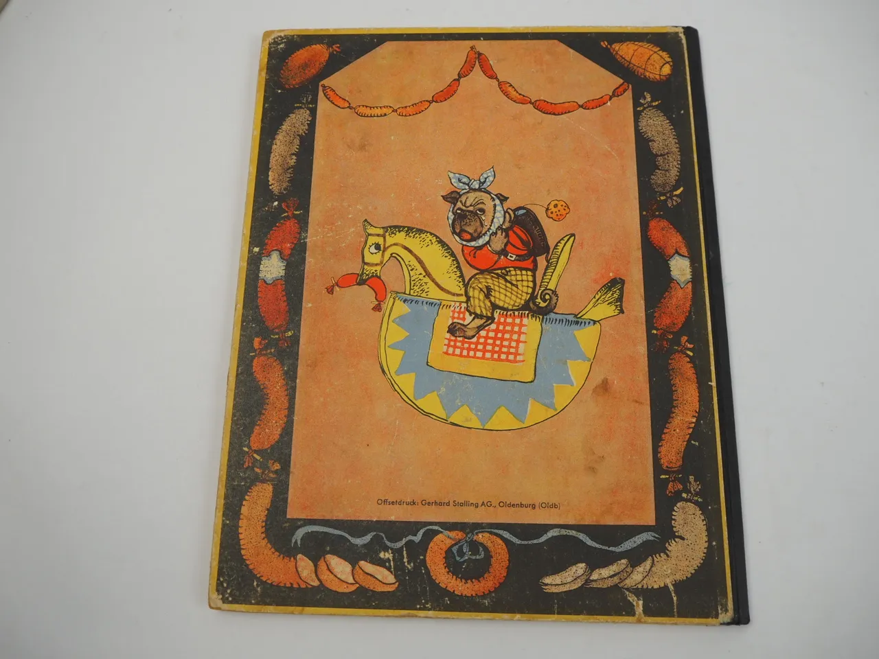 Möpschen hat Zahnschmerzen ein lustiges Hunde Bilderbuch Mops 1928