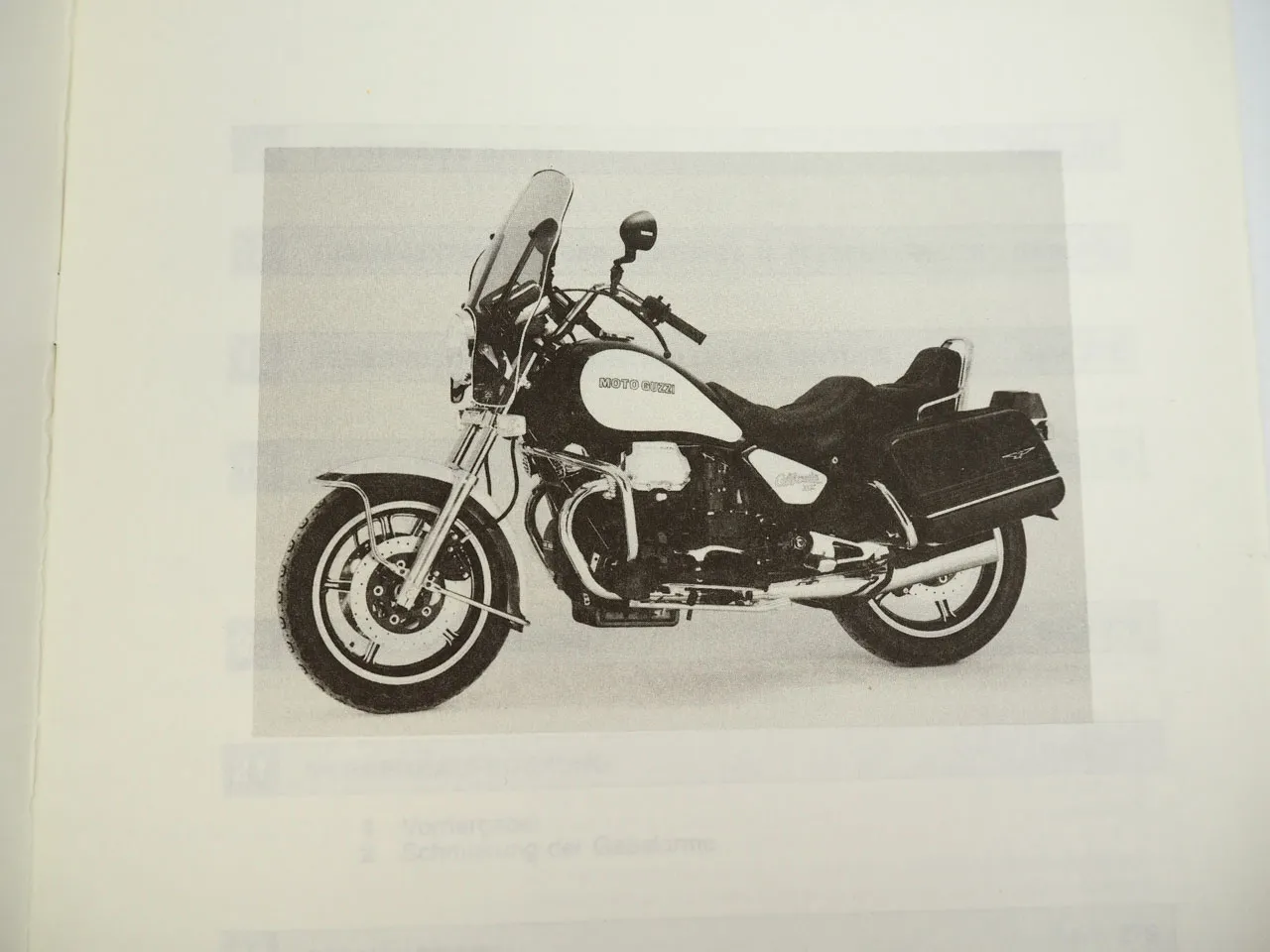 Moto Guzzi California III Ergänzung Reparaturanleitung Werkstatthandbuch 1987