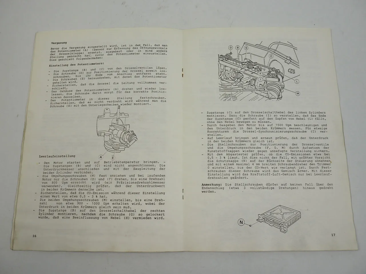 Moto Guzzi Elektronische Einspritz und Zündanlage Werkstatthandbuch 1970/80er