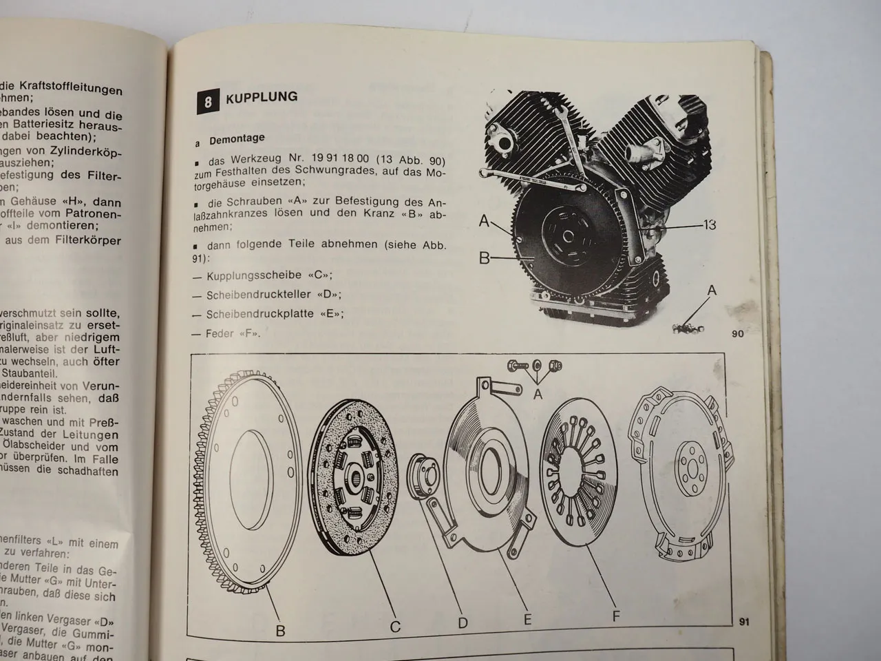 Moto Guzzi V35 V50 Werkstatthandbuch Reparaturanleitung 1979
