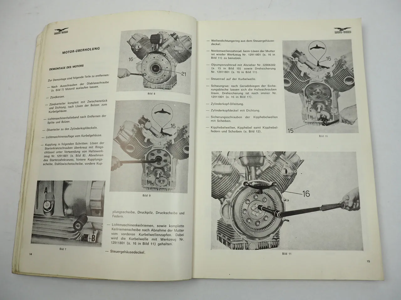 Moto Guzzi V7 700 750 ccm V850 G.T. Motorrad Werkstatthandbuch Reparatur