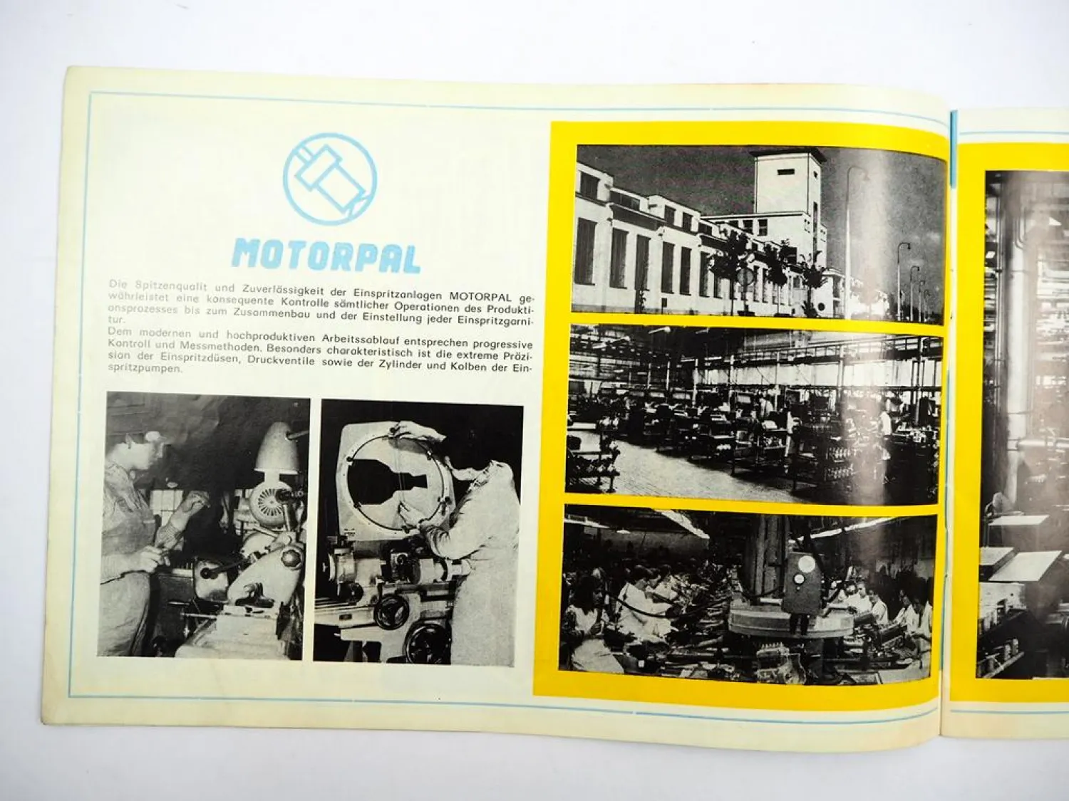 Motorpal Jihlava Einspritzanlagen für Dieselmotor Prospekt 1976