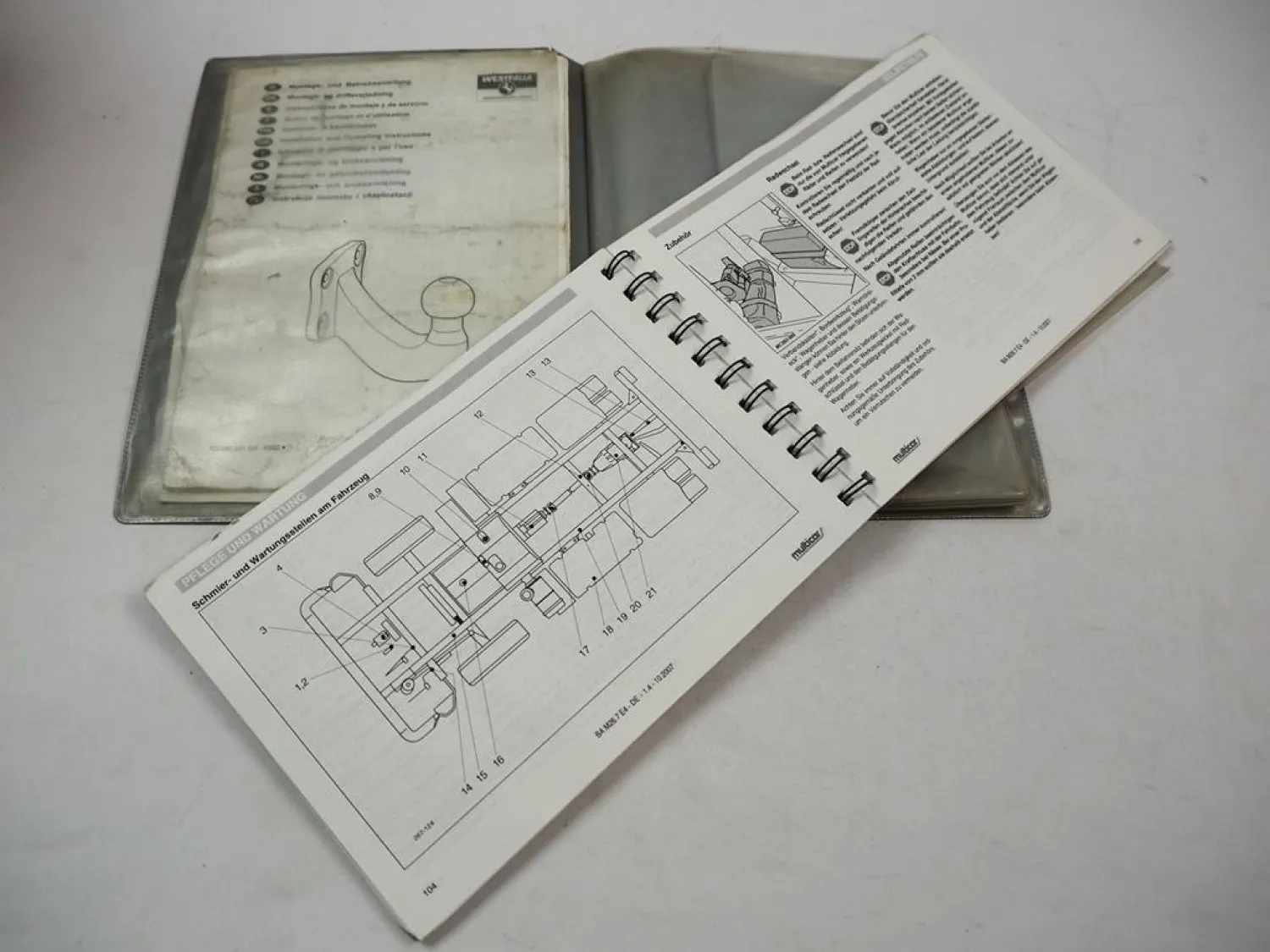 Multicar M26 Euro 4 Betriebsanleitung 2007 Bedienung Pflege Wartung