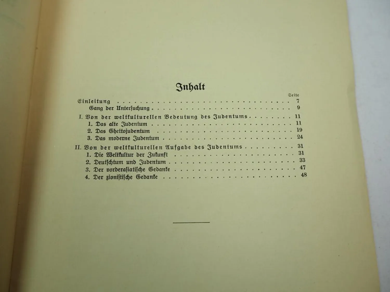 Nahum Nachum Goldmann Weltkulturelle Bedeutung und Aufgabe des Judentums 1916