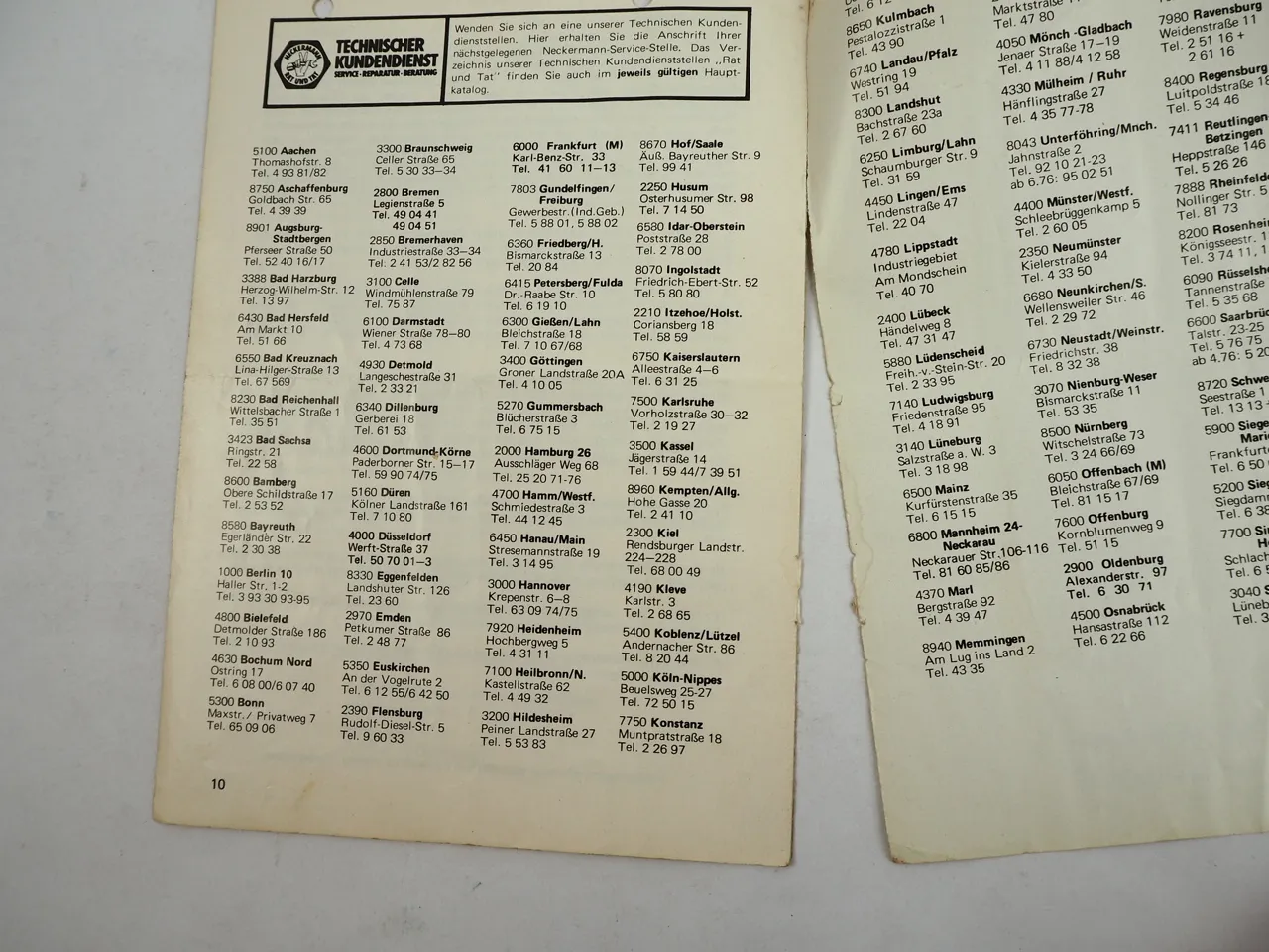 Neckermann Garelli Europed 25SLC Bedienungsanleitung 1976