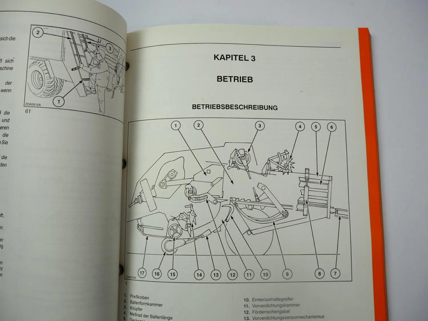 New Holland BB 940 960 Ballenpresse Betriebsanleitung Bedienung 1999