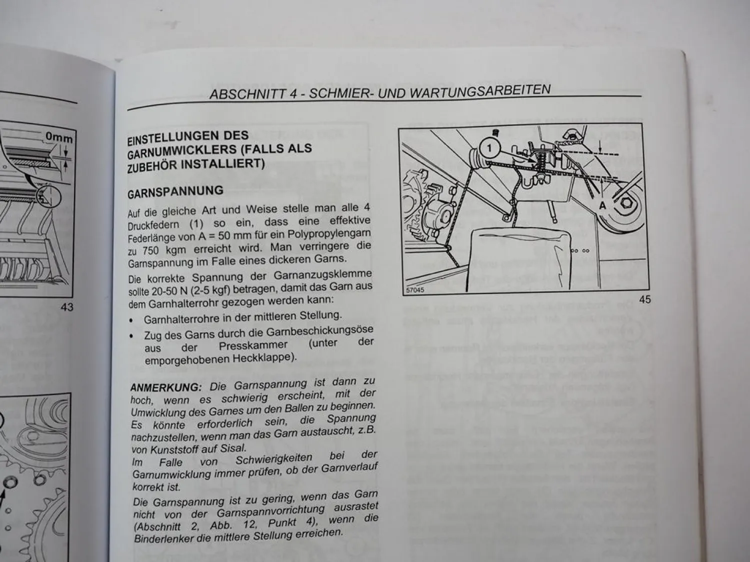 New Holland BR6090 Rundballenpresse Betriebsanleitung Bedienung 2010