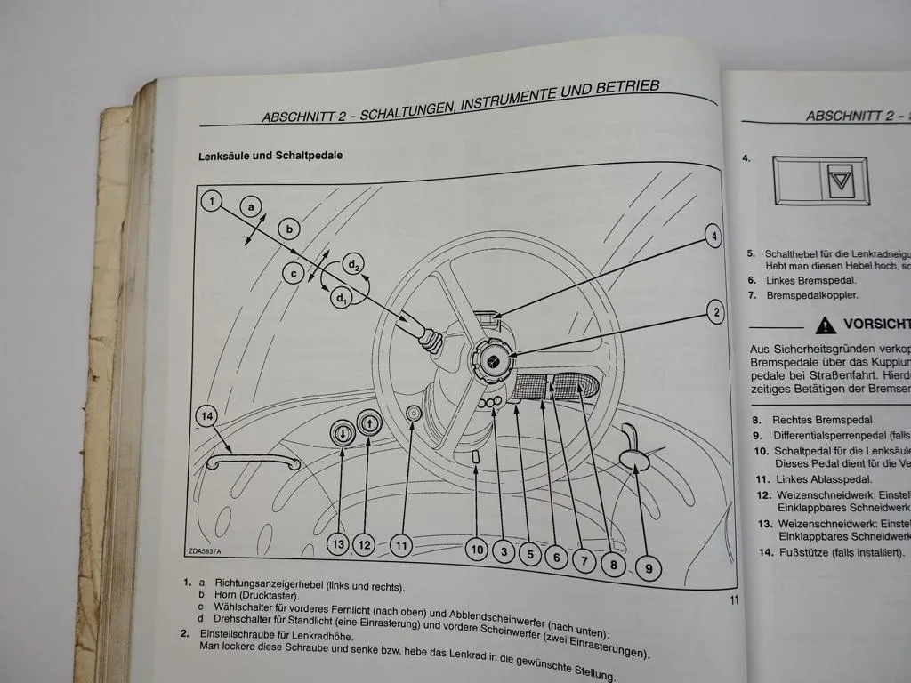 New Holland CS540 CS640 Mähdrescher Betriebsanleitung Wartung 2002