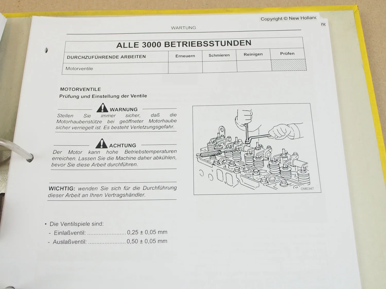 New Holland E215B D245B ROPS Tier 3 Raupenbagger Betriebsanleitung