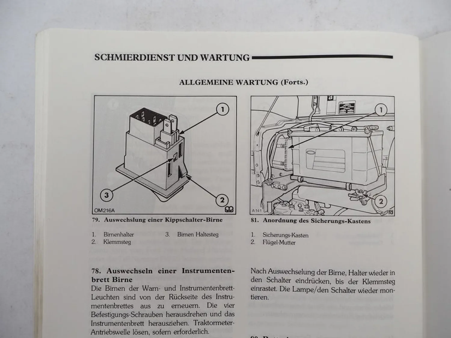 New Holland Ford 3430 3930 4130 4630 5030 Traktor Betriebsanleitung 10/1992