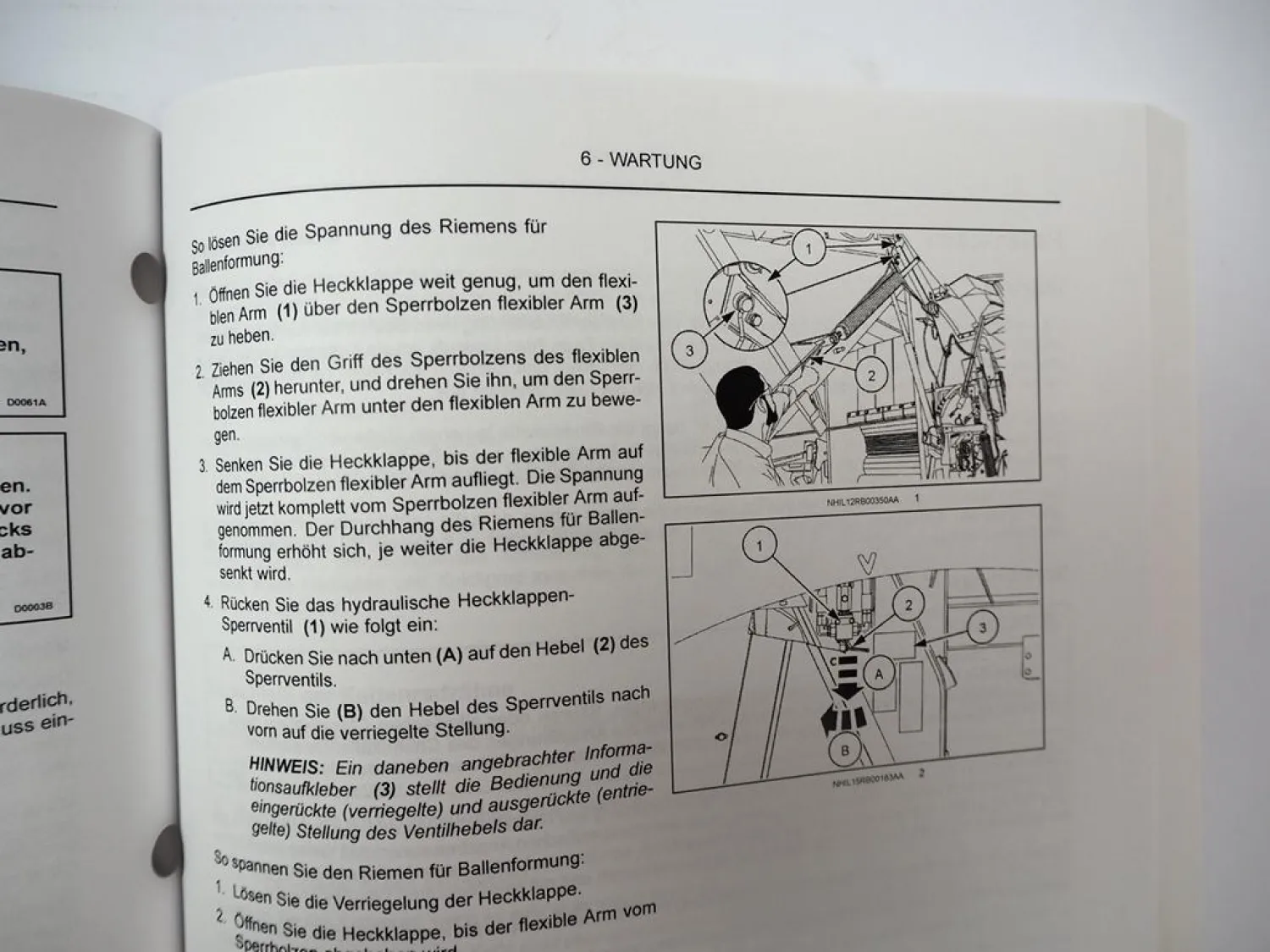 New Holland Roll Belt 150 180 Rundballenpresse Betriebsanleitung Software 2016