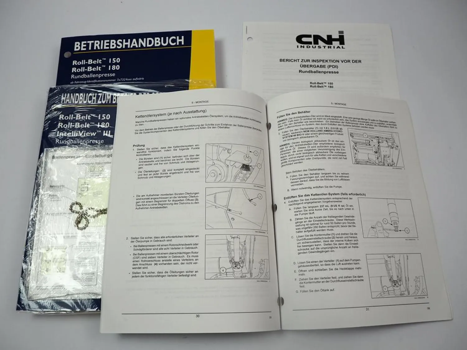 New Holland Roll Belt 150 180 Rundballenpresse Betriebsanleitung Software 2016