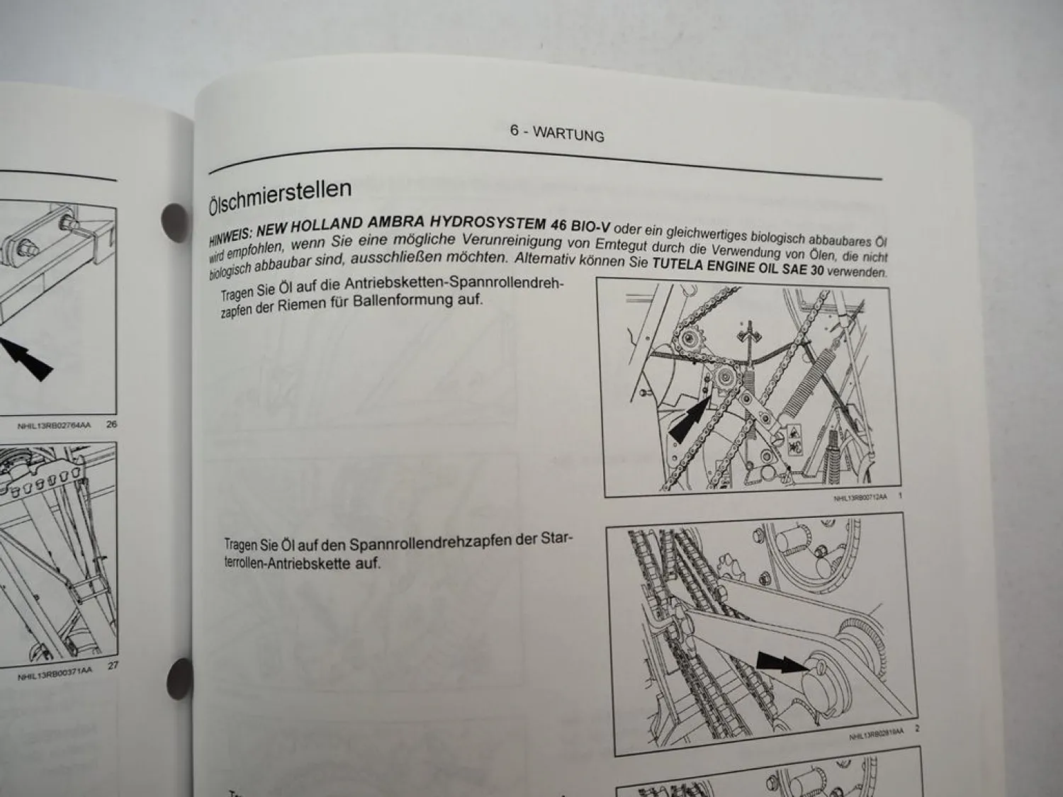 New Holland Roll Belt 150 180 Rundballenpresse Betriebsanleitung Software 2016