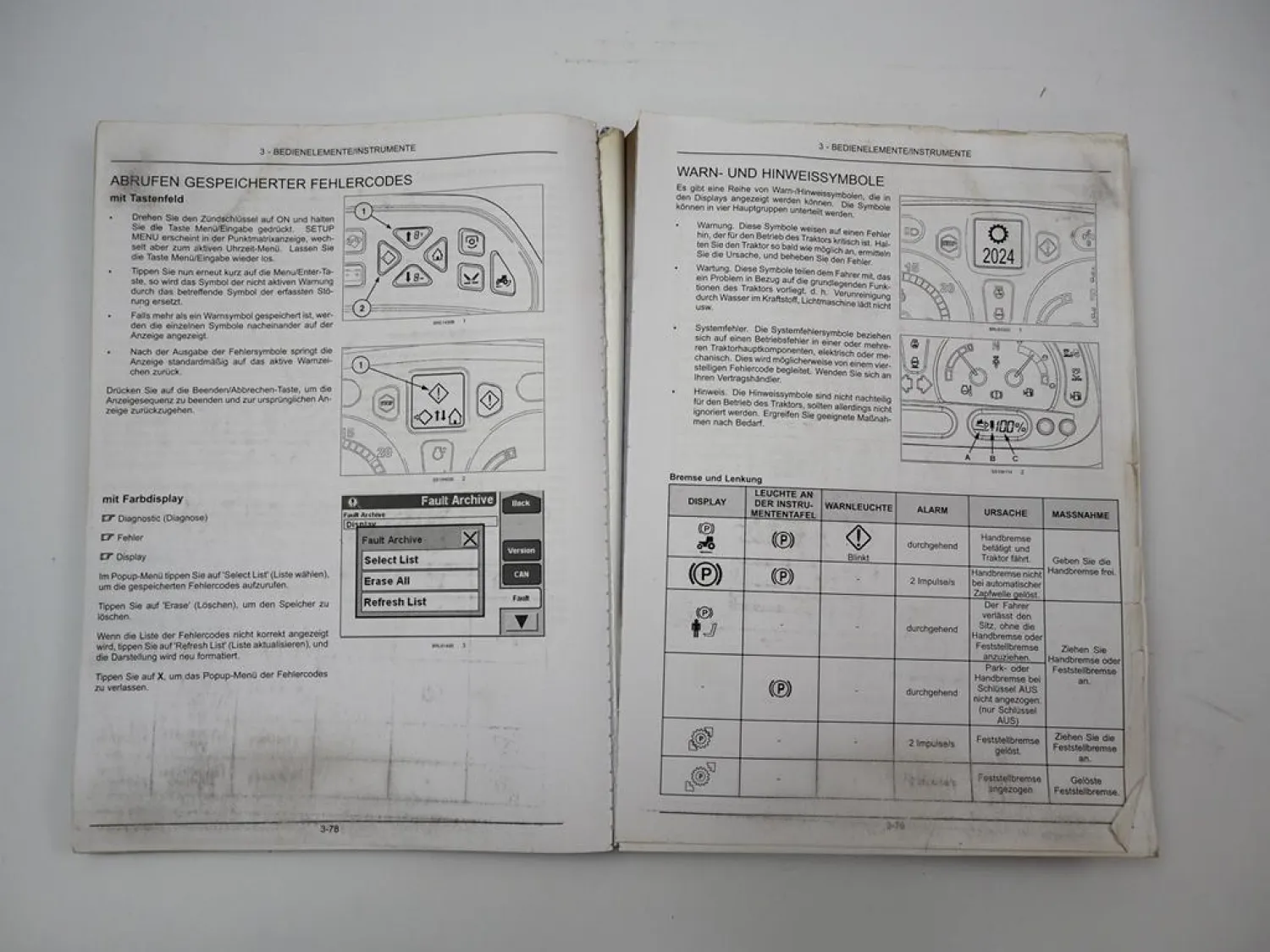 New Holland T7.170 T7.185 T7.200 T7.210 Traktor Betriebsanleitung Bedienung 2012