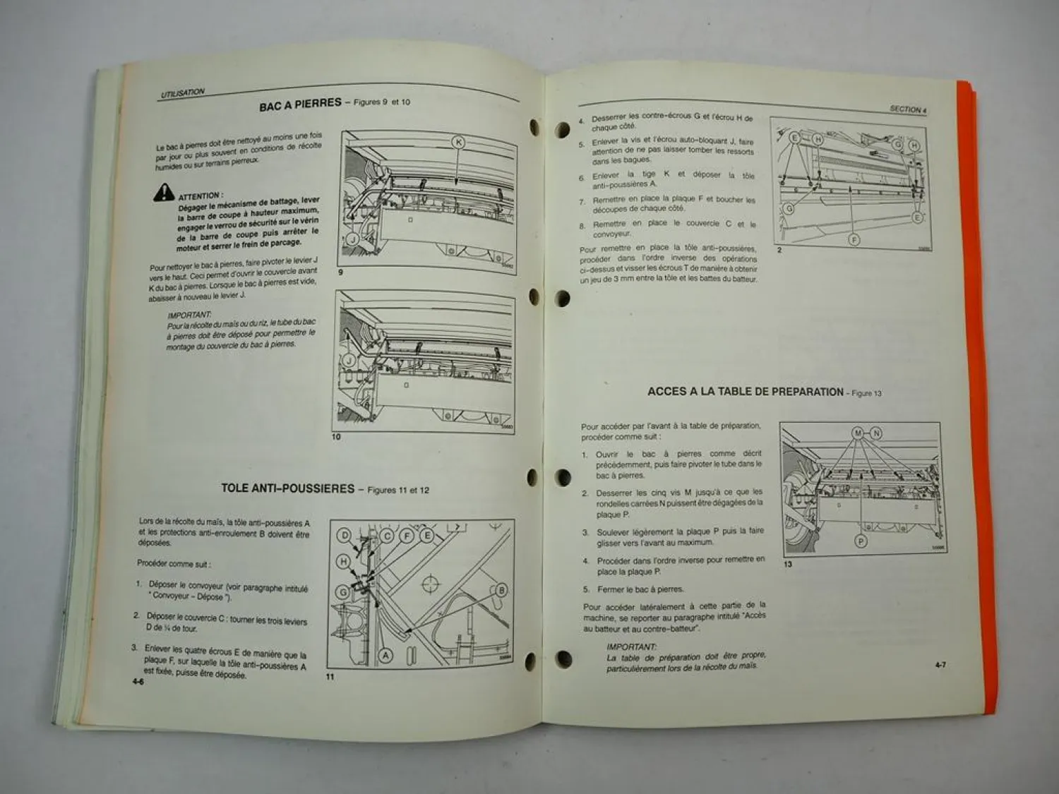 New Holland TC 54 56 Mähdrescher moissonneuse batteuse Utilisation Entretien