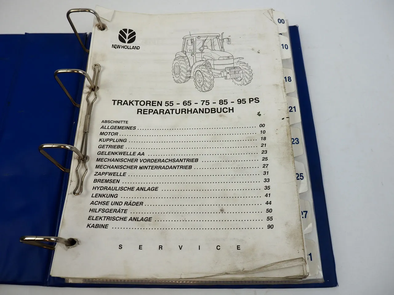 New Holland TD 55 65 75 85 95 D Traktor Werkstatthandbuch Reparaturanleitung