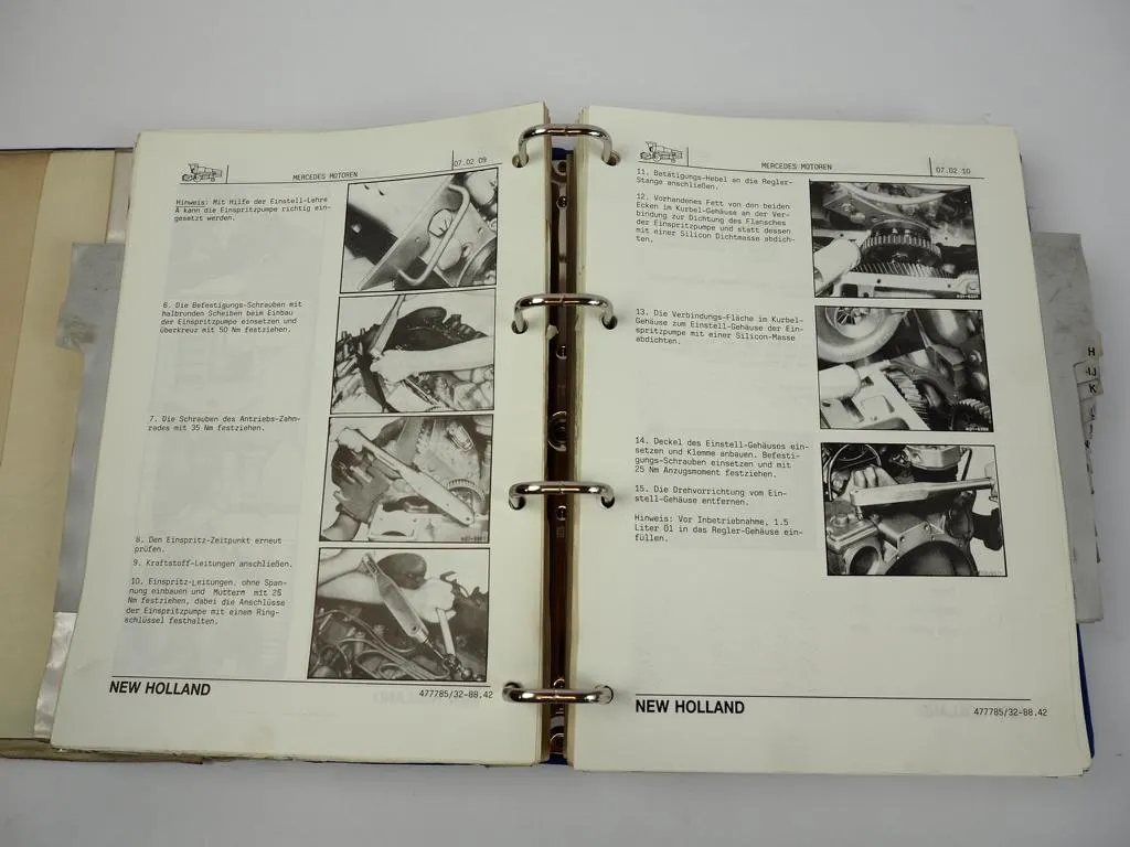 New Holland TF TX 8000 Serie Mähdrescher Werkstatthandbuch Schulung 1988