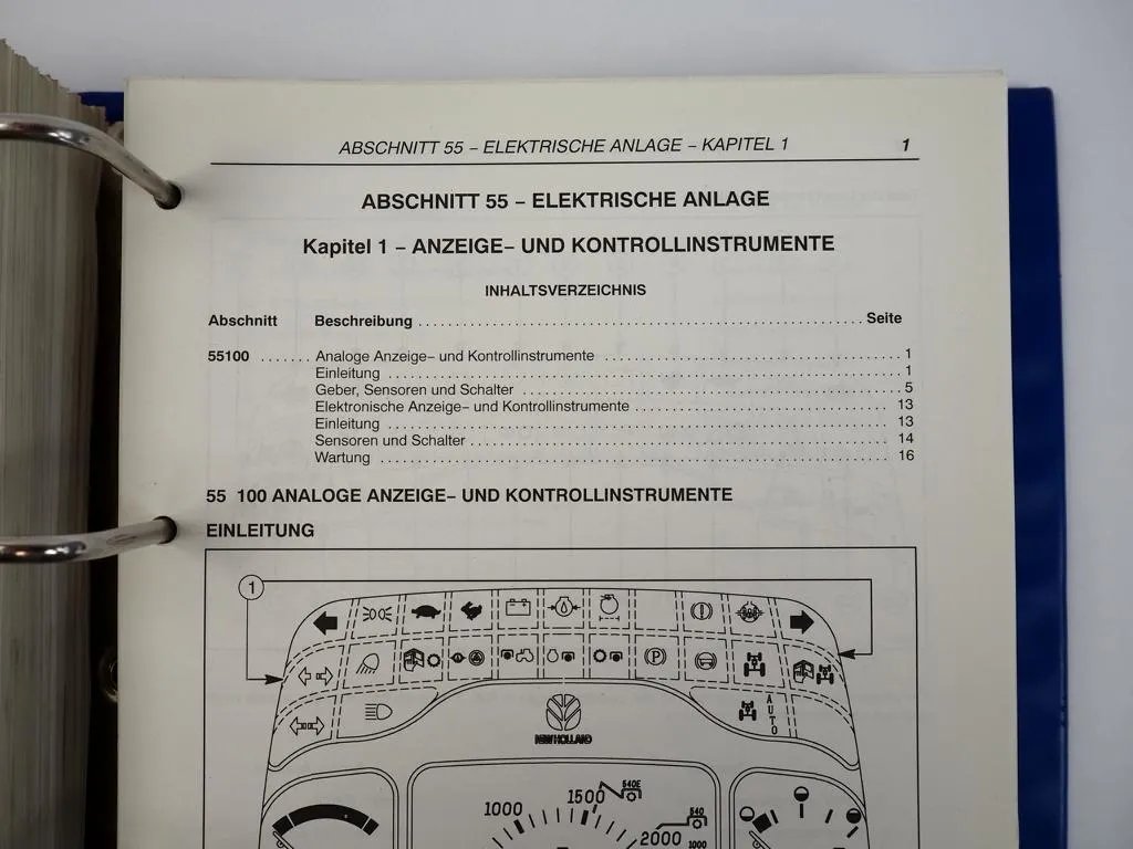 New Holland TN65F TN75F TN90F Traktor Werkstatthandbuch Reparatur 2000