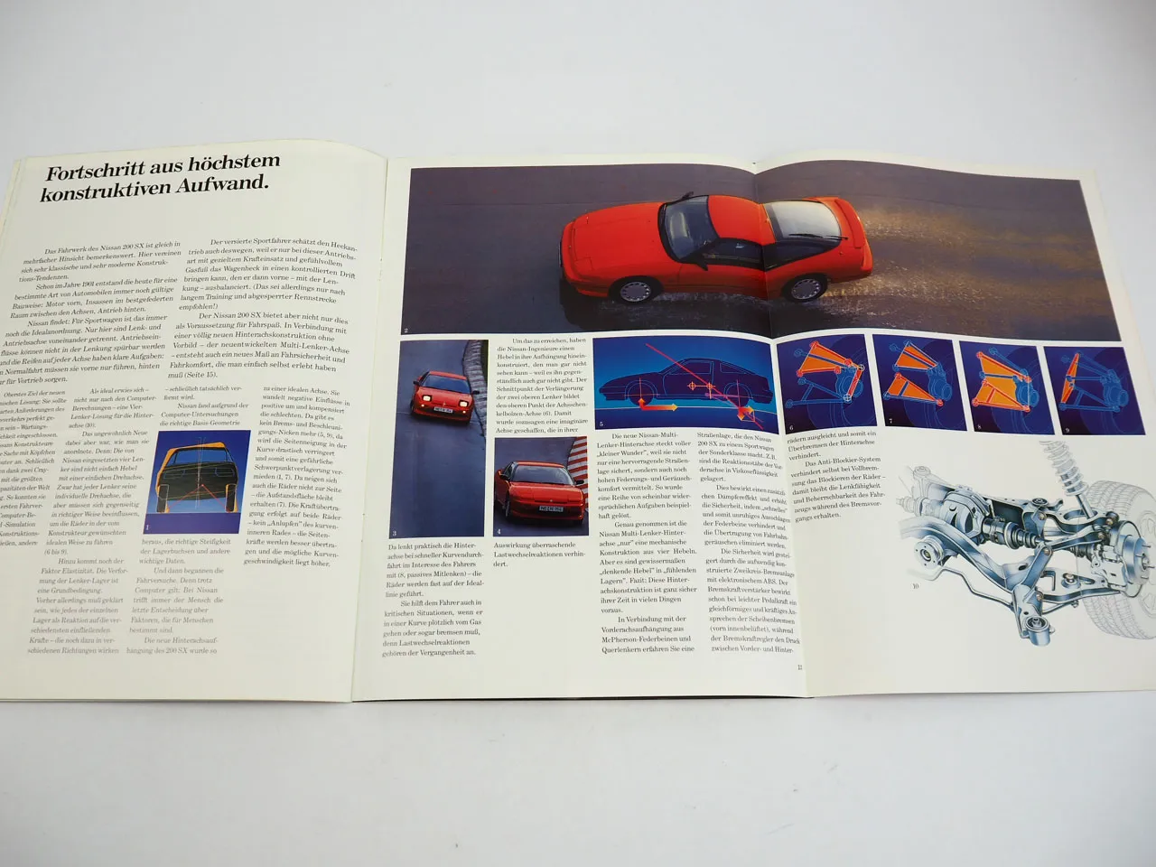 Nissan 200SX PKW Prospekt 1989